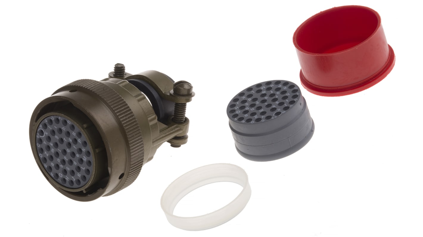 Souriau Sunbank by Eaton, 851, Copper Alloy 41 Way Cable Mount MIL Spec Circular Connector Plug, Socket Contacts,Shell
