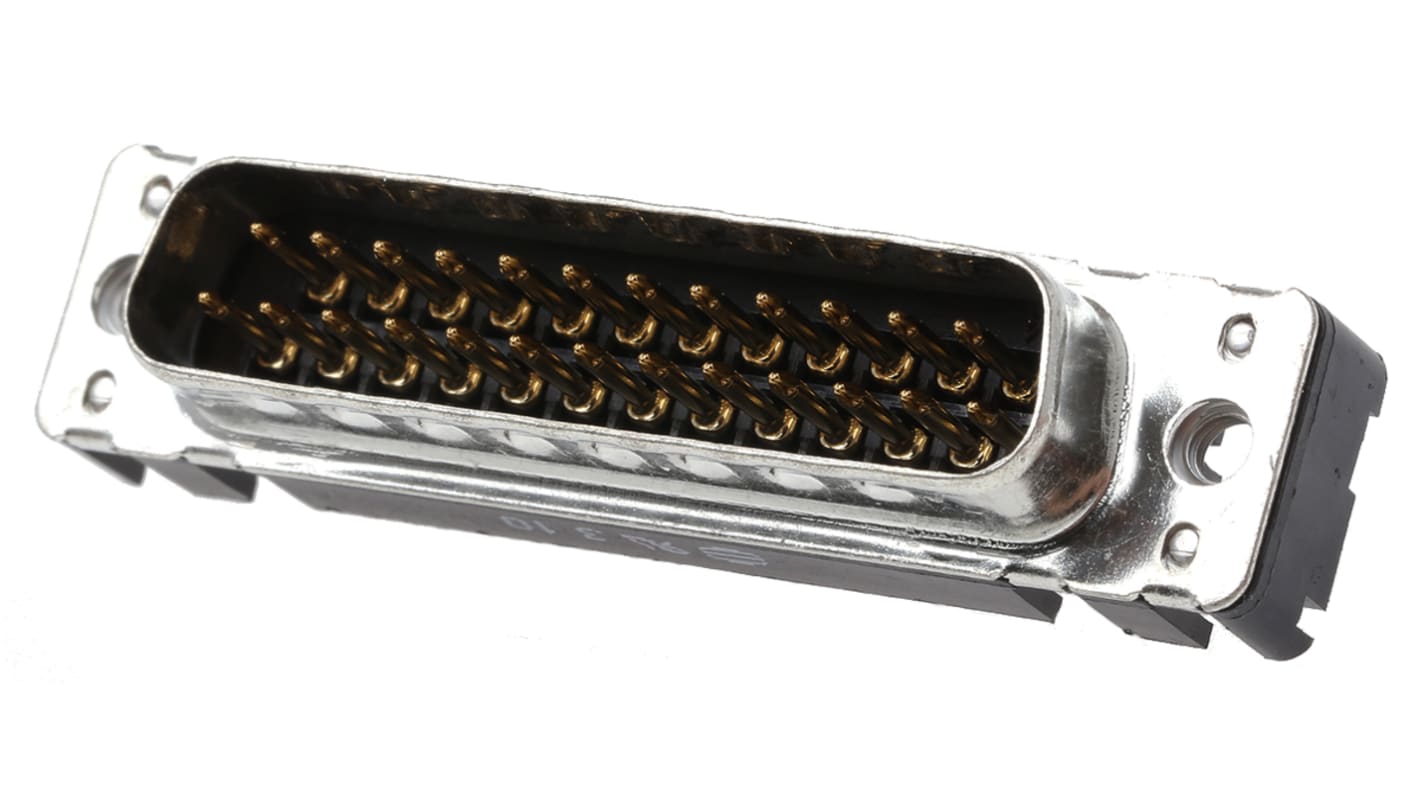HARTING D-subコネクタ, 25極, オス, スルーホール実装, 09653217701