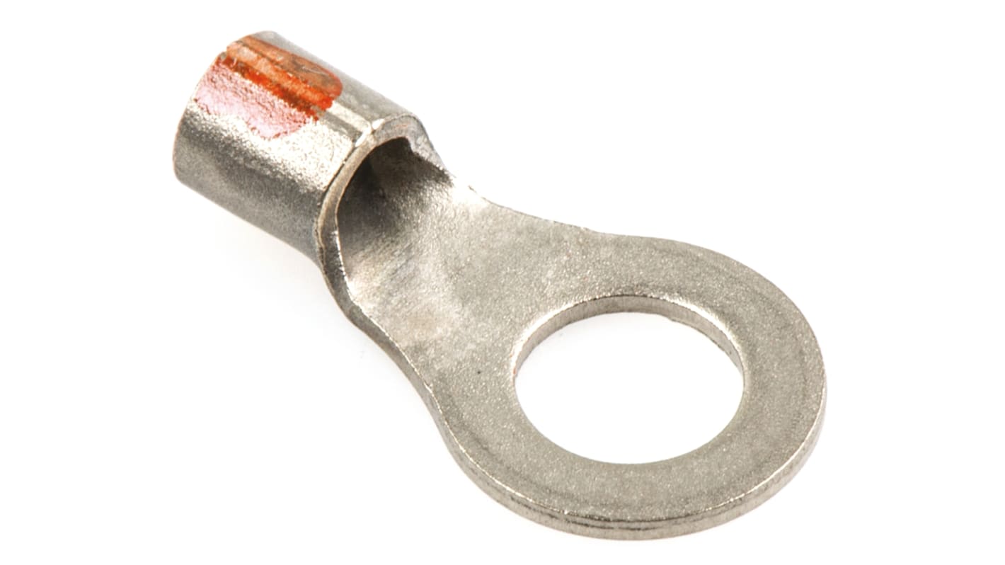 TE Connectivity, STRATO-THERM Uninsulated Ring Terminal, M5 Stud Size, 1mm² to 2.6mm² Wire Size