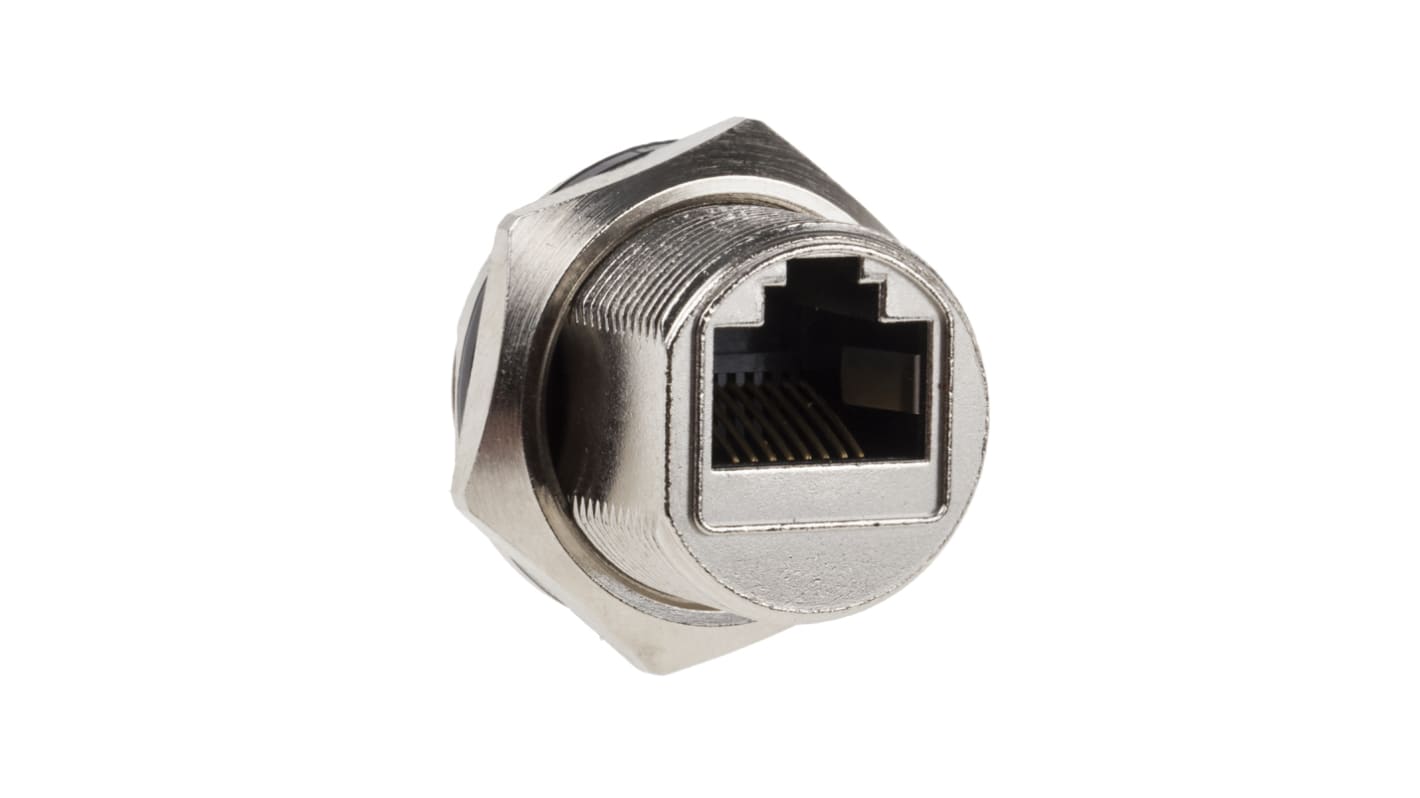 Lumberg Female RJ45 Connector, Panel Mount