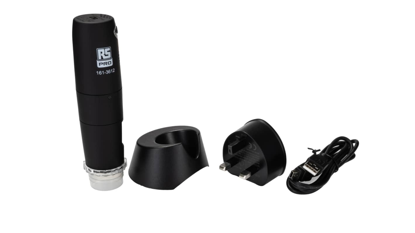 RS PRO Wi-Fi Microscope, 5Mp pixels, 5 → 200X Magnification