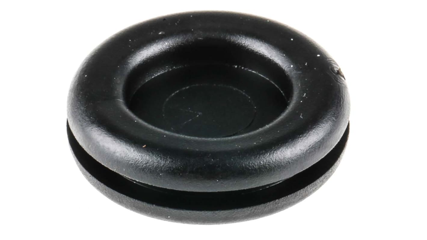 SES Sterling DG Black PVC 20mm Cable Grommet for Maximum of 13.5mm Cable Dia. 01330353010