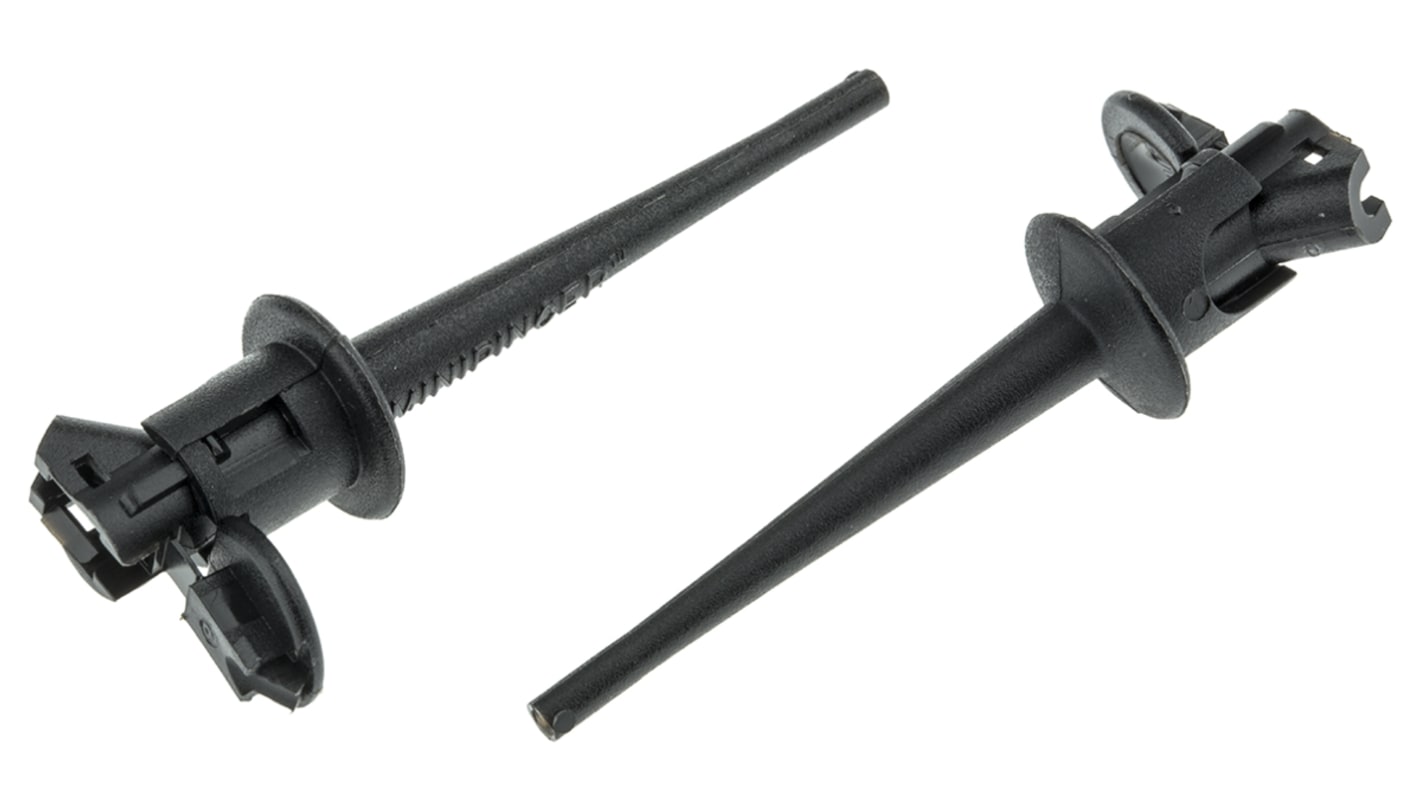 Fluke Black Mini Test Clip, 5A Rating, 2.79mm Tip Size