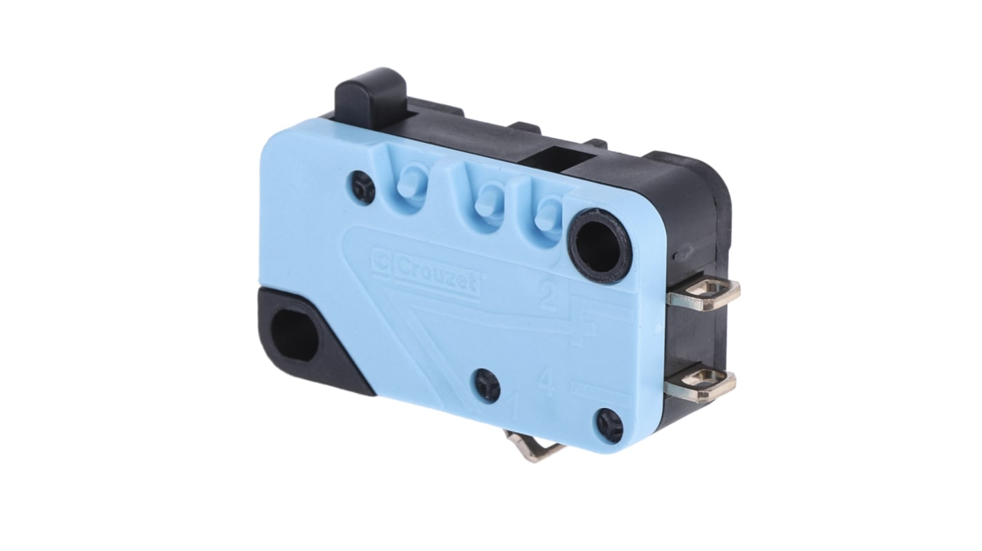 Microinterruttore, Crouzet, SPDT, 20 A a 250 V c.a., IP40, A saldare