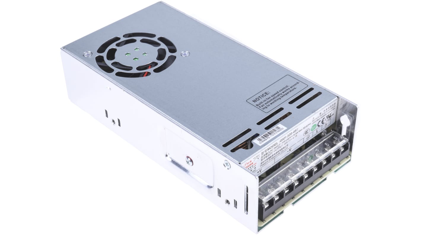 Fuente de alimentación conmutada RS PRO, 48V dc, 6.7A, 300W, 1 salida, Montaje en PCB