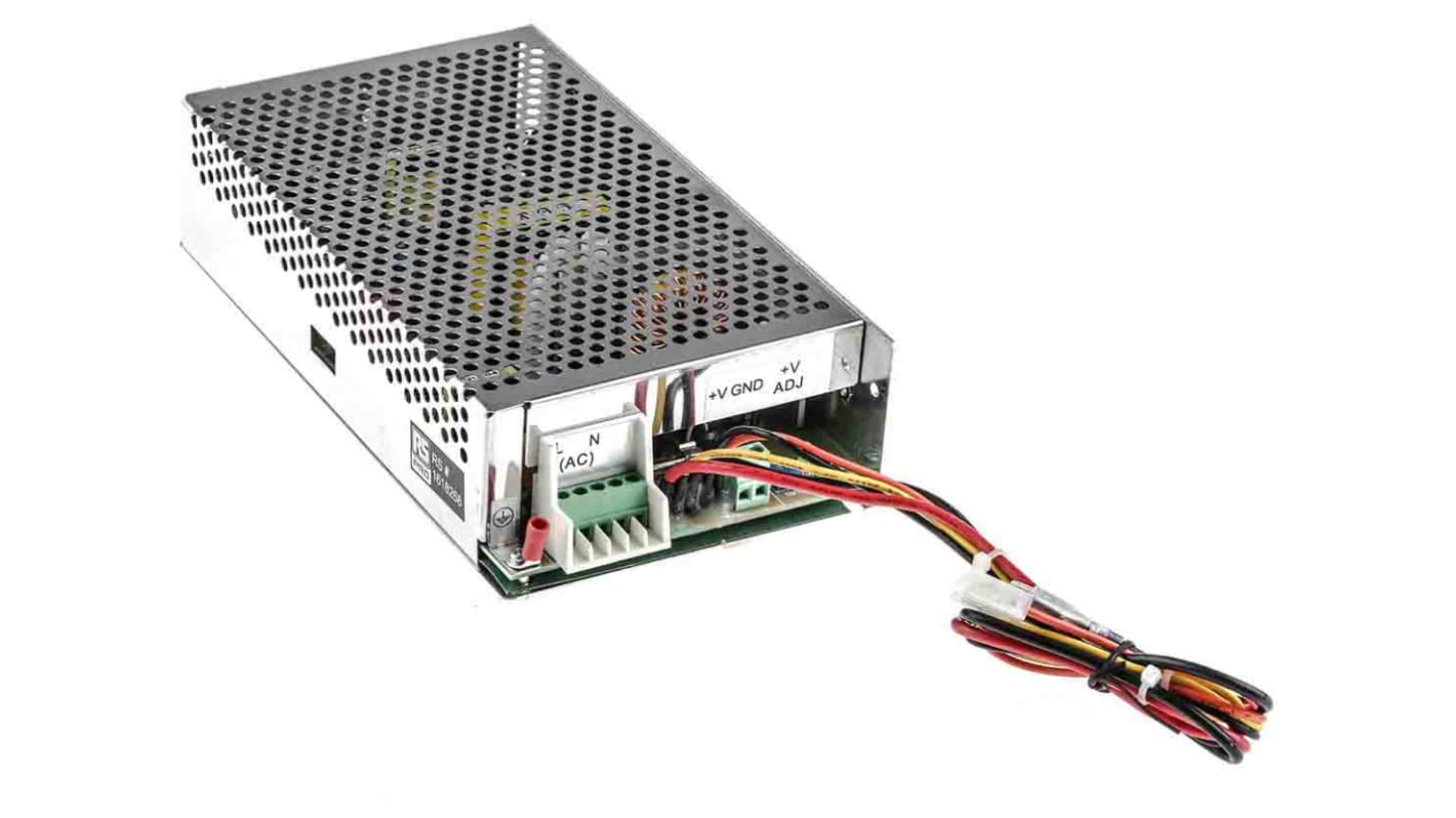 RS PRO Switching Power Supply, 27.6V dc, 5A, 140W, Dual Output, 195 → 253V ac Input Voltage