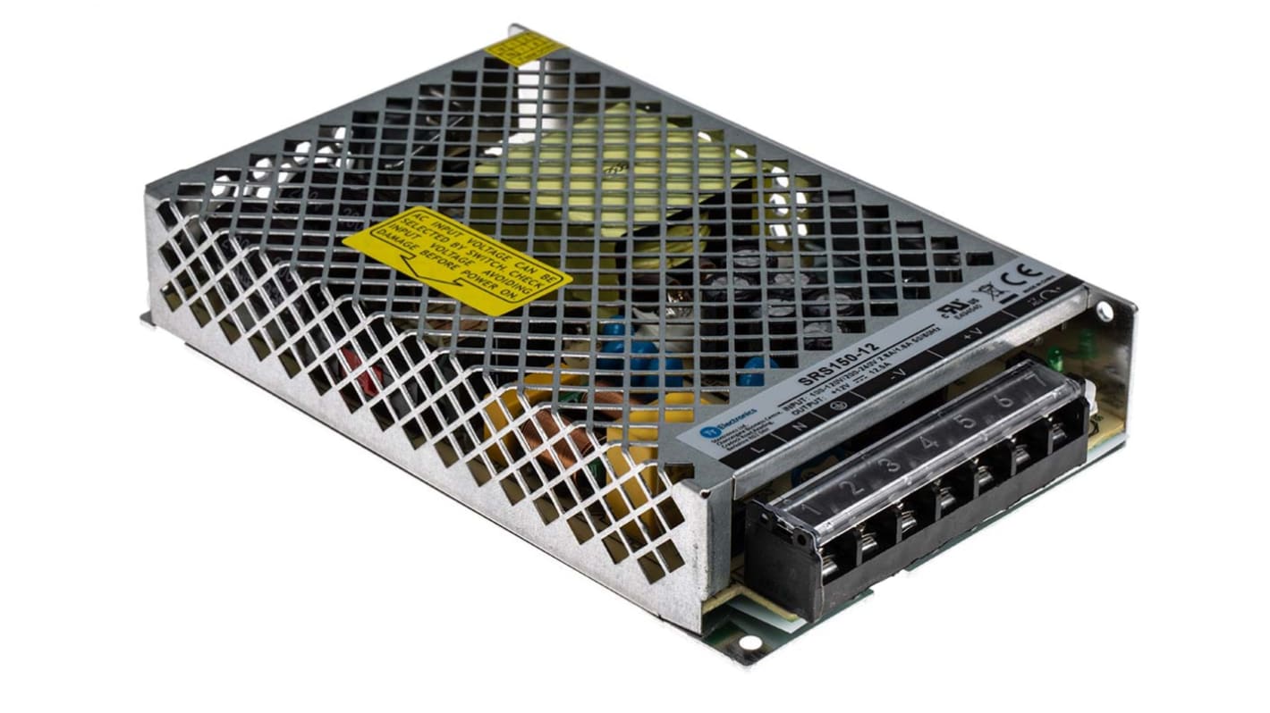 Alimentation à découpage RS PRO, 150W, 1 sortie à  12V c.c., 12.5A