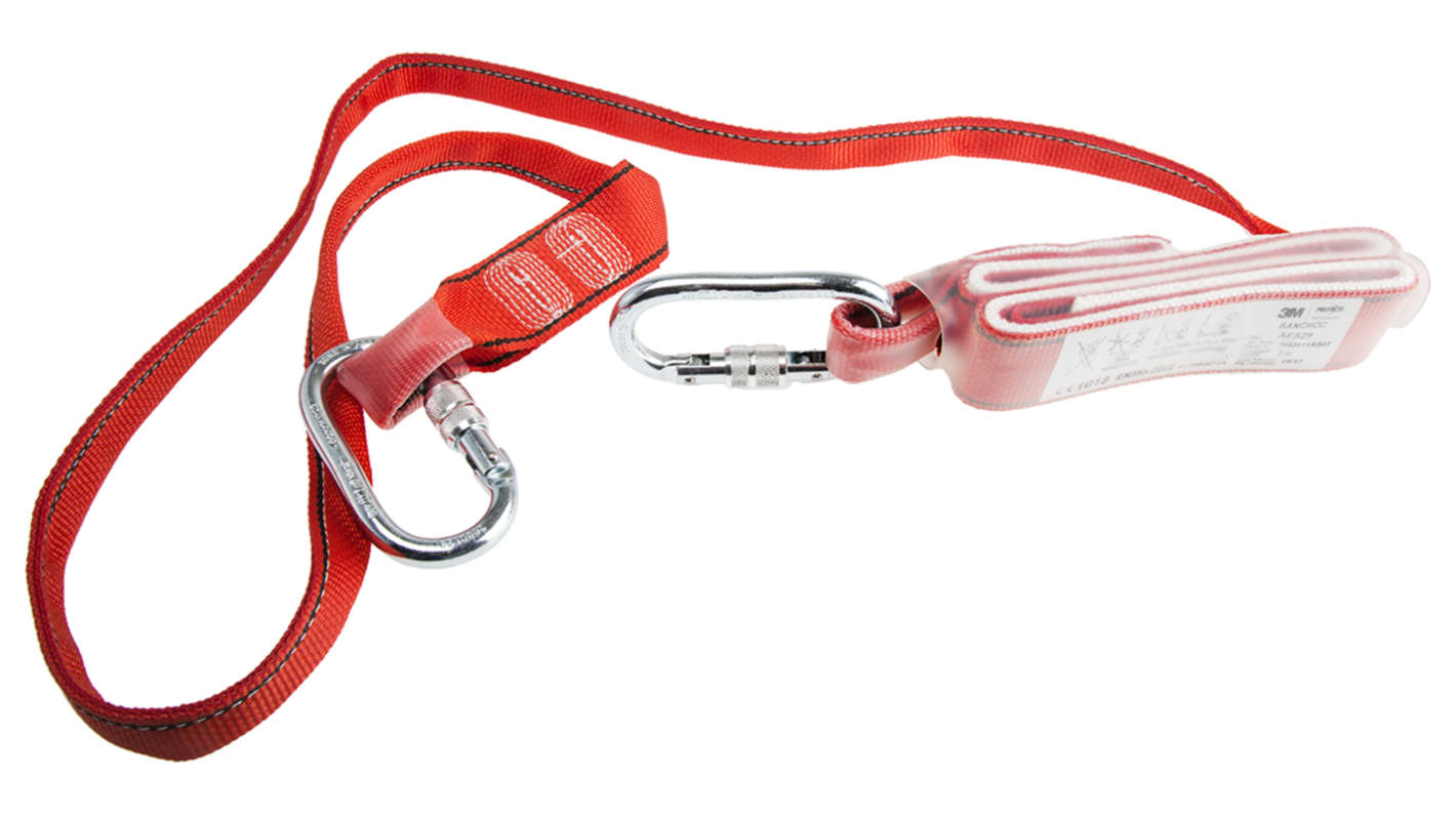 Protecta 2m Fall Arrest Shock Absorbing Lanyard Screw Snap Hook Single