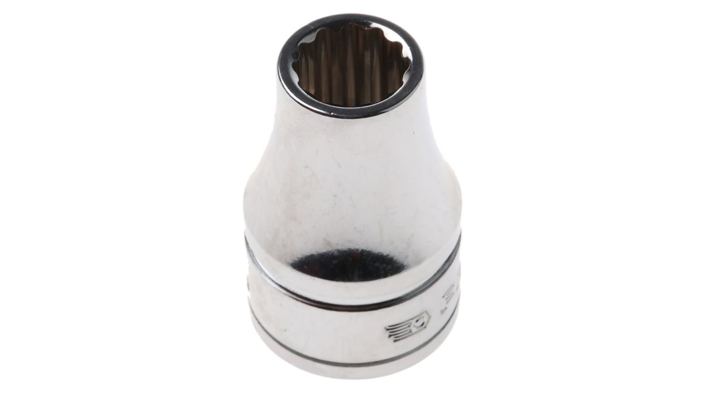 Facom 1/2 in Drive 10mm Bi-Hexagon, 36 mm Overall Length