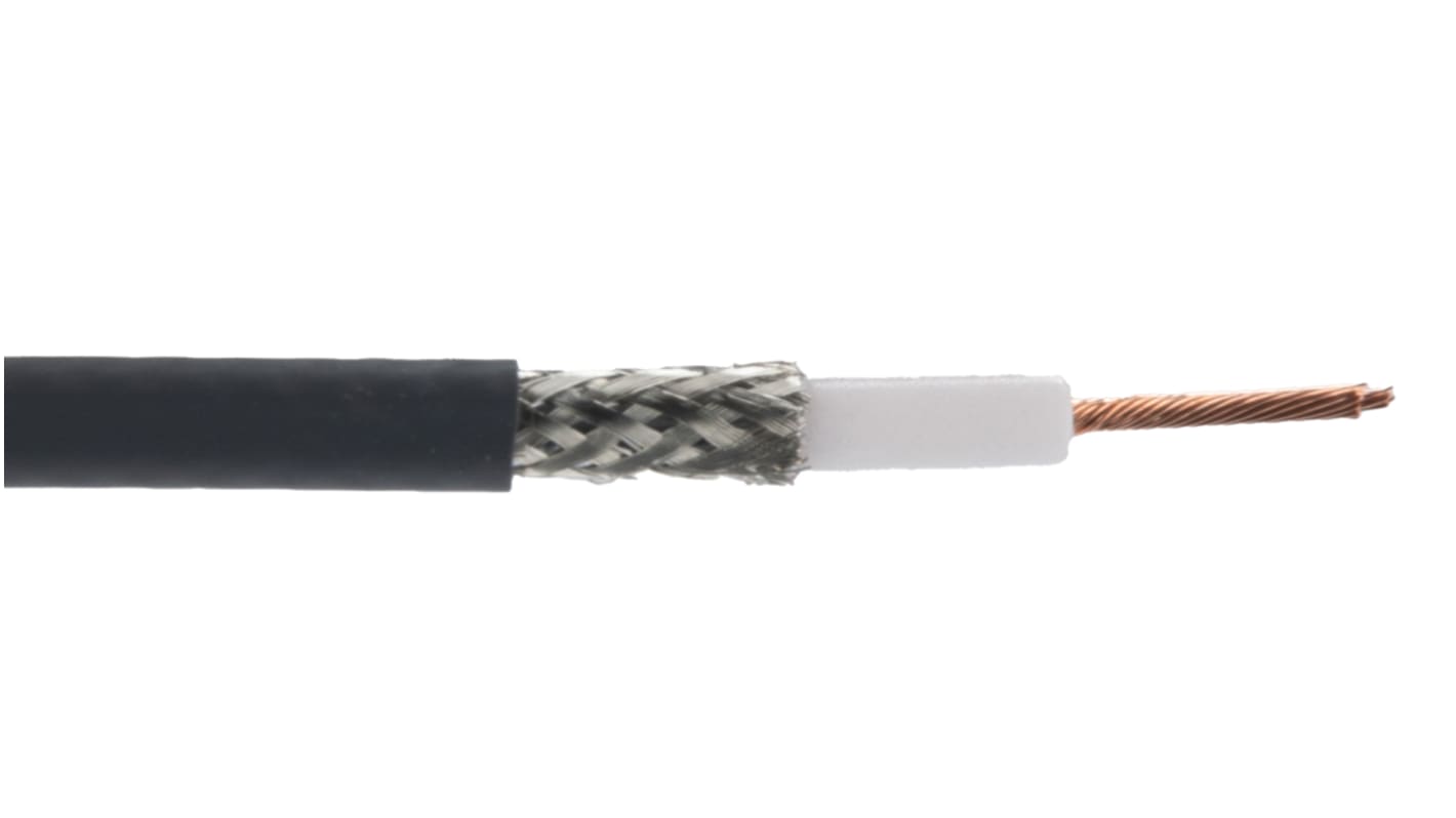 Cavo coassiale Belden H155, L. 50m, 50 Ω, col. Grigio