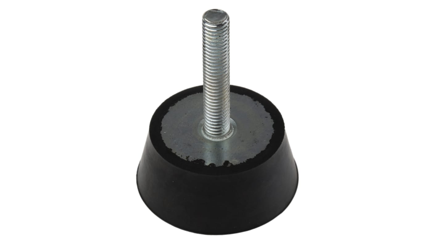 RS PRO M8 Anti Vibration Mount with 40kg Compression Load