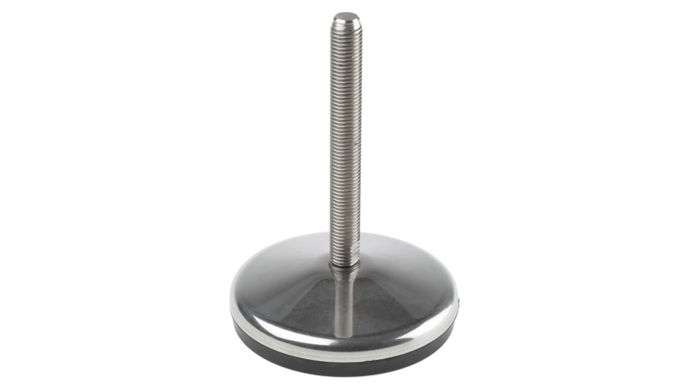 Stopka regulowana M16 długość gwintu 125mm 3000kg 10° RS PRO 70 Shore A