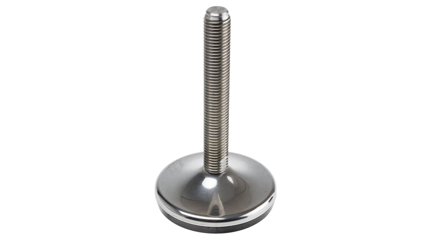 Stopka regulowana M20 długość gwintu 125mm 3000kg 10° RS PRO 70 Shore A
