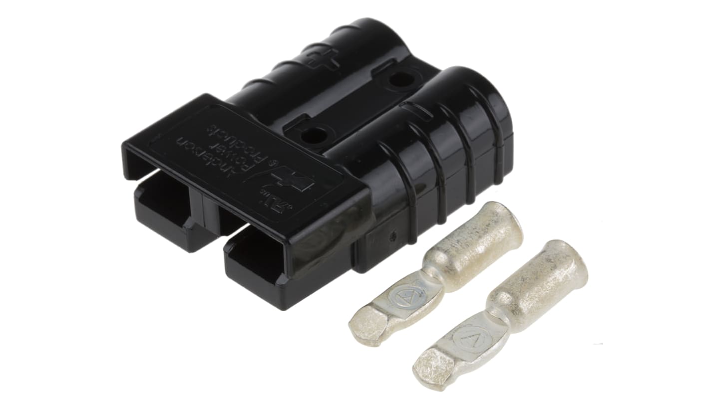 Anderson Power Products, SB50 Series Male 2 Way Battery Connector, 50.0A, 600 V