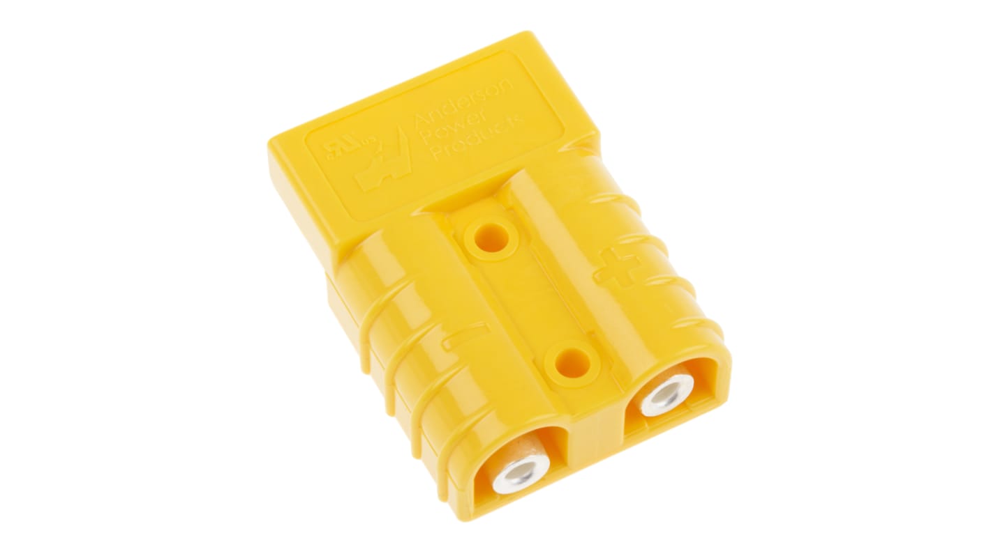 Anderson Power Products, SB50 Series Male 2 Way Battery Connector, 50.0A, 600 V