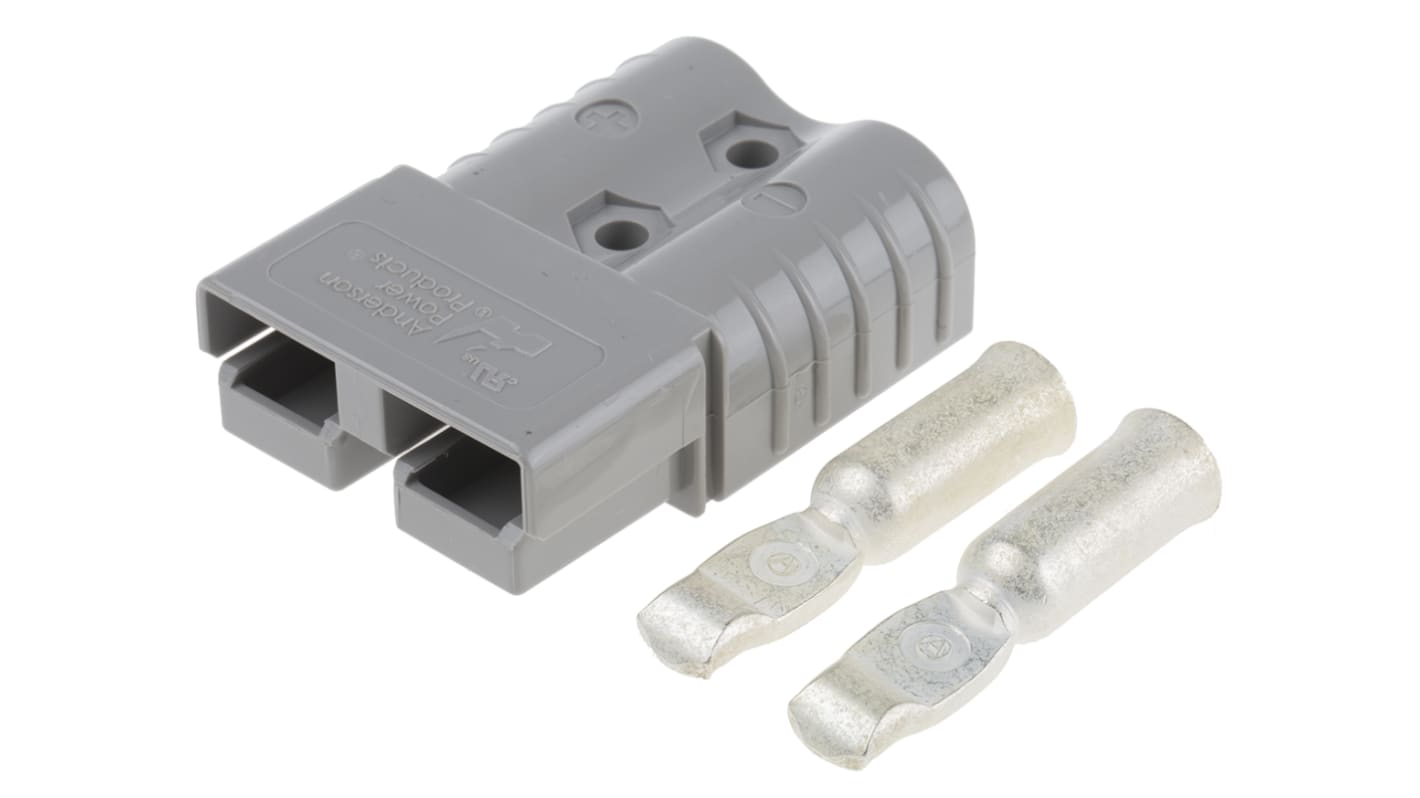 Anderson Power Products, SB120 Series Male Battery Connector, Cable Mount, 120A, 600 V