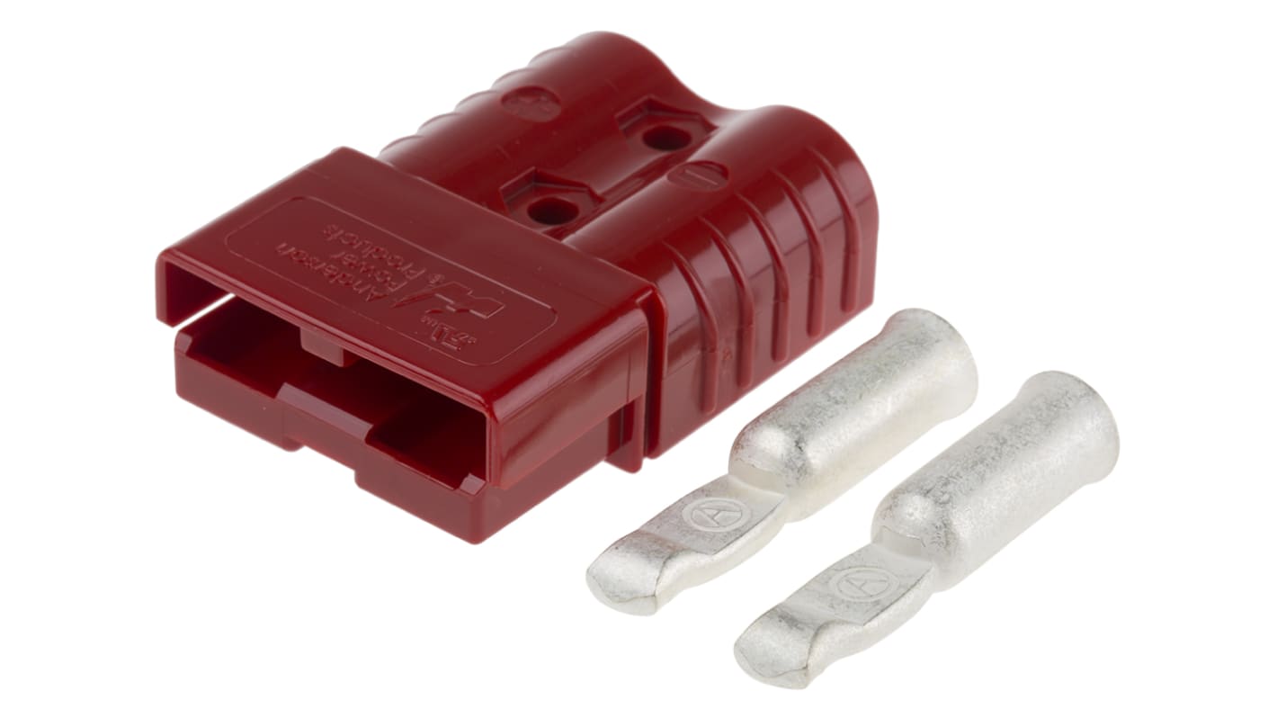 Anderson Power Products, SB120 Series Male 2 Way Battery Connector, 120A, 600 V