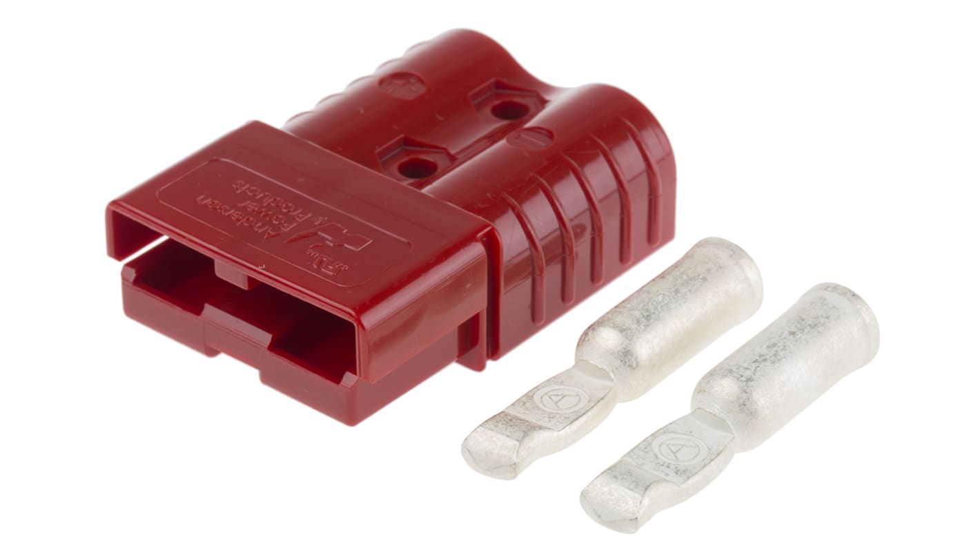 Anderson Power Products, SB120 Series Male 2 Way Battery Connector, 120A, 600 V