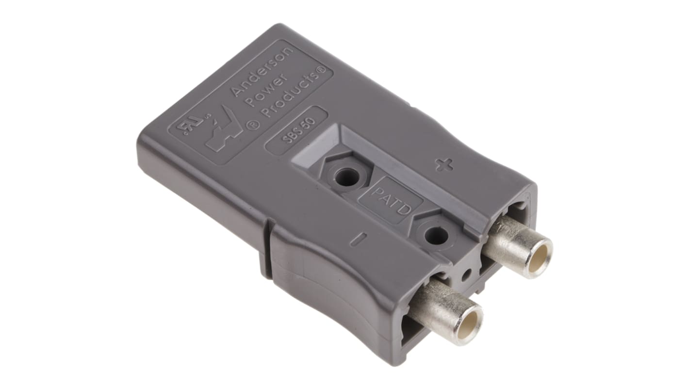 Anderson Power Products, SBS Series Male 2 Way Battery Connector, 110A, 600 V