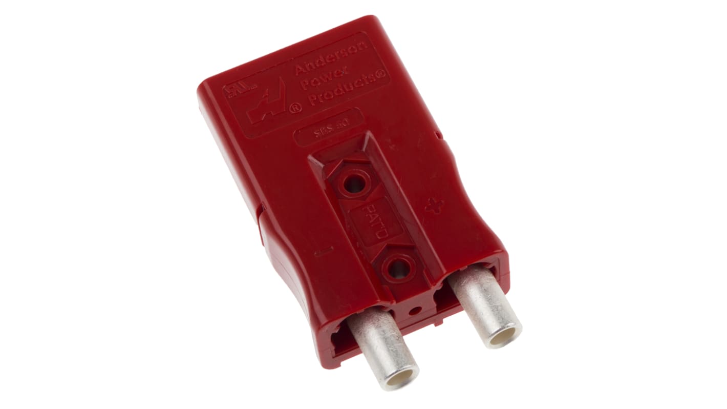 Anderson Power Products, SBS Series Male 2 Way Battery Connector, 110A, 600 V