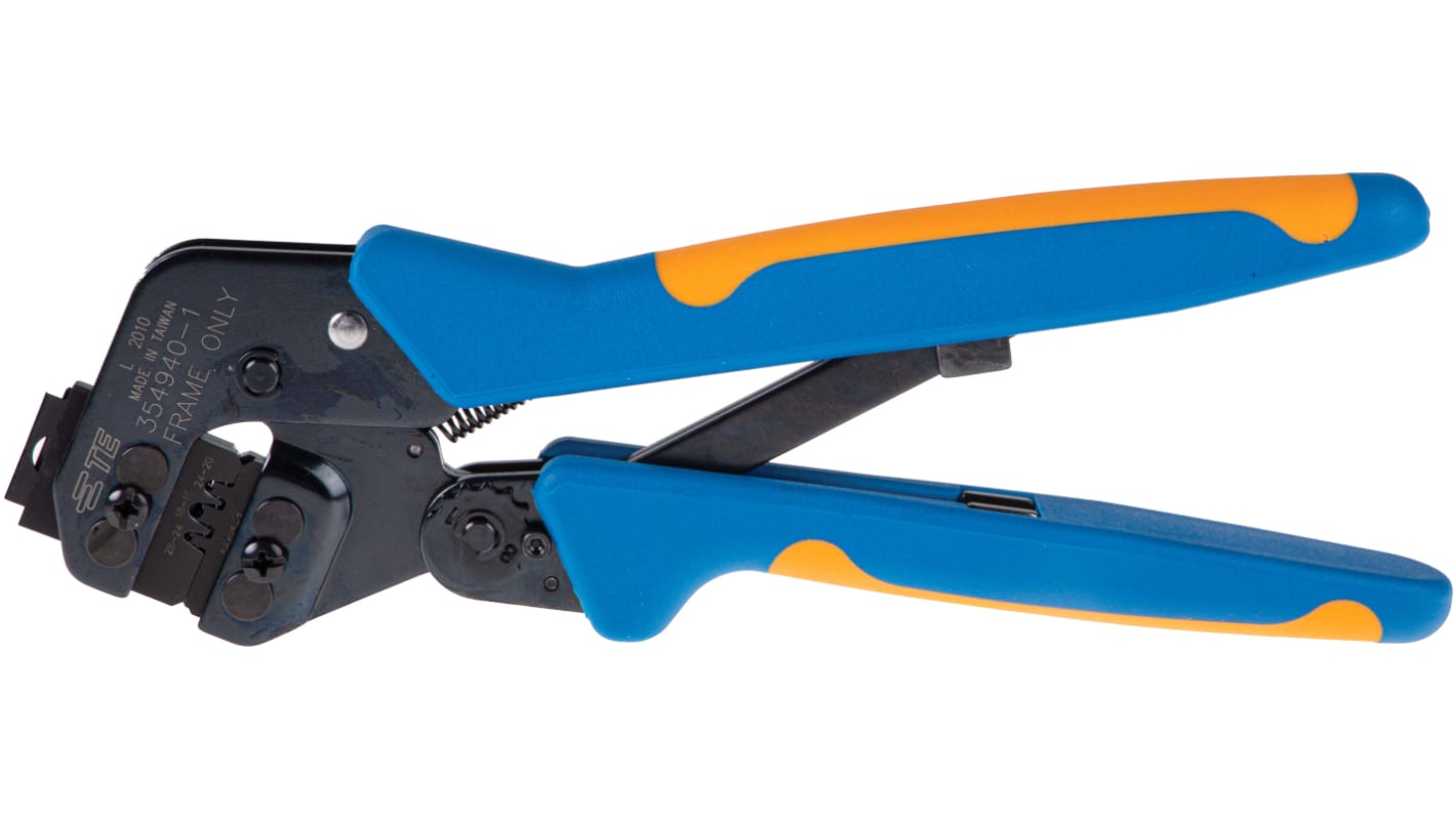 TE Connectivity Pro-Crimper III Ratchet Crimping Tool, Multimate Type III+, Multimate Type VI Contacts, Minimum 28AWG