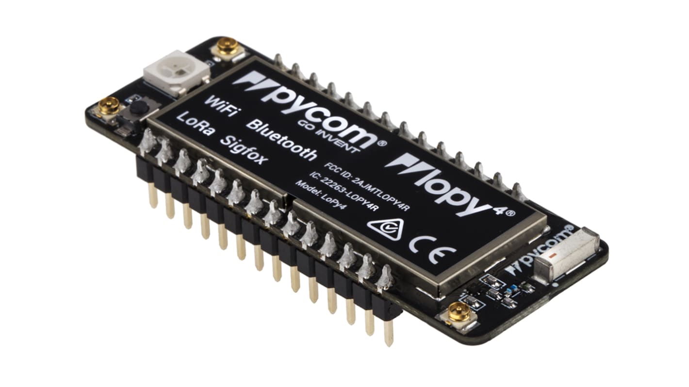 Pycom Pycom LoPy4 Bluetooth, LoRa, Sigfox, WiFi Development Board LoPy4