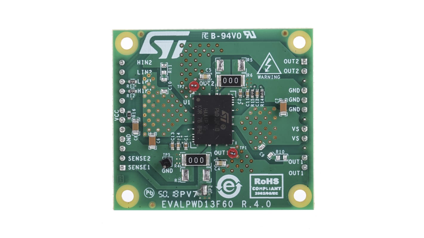 STMicroelectronics High Voltage Evaluation Board for EVALPWD13F60 for PWD13F60