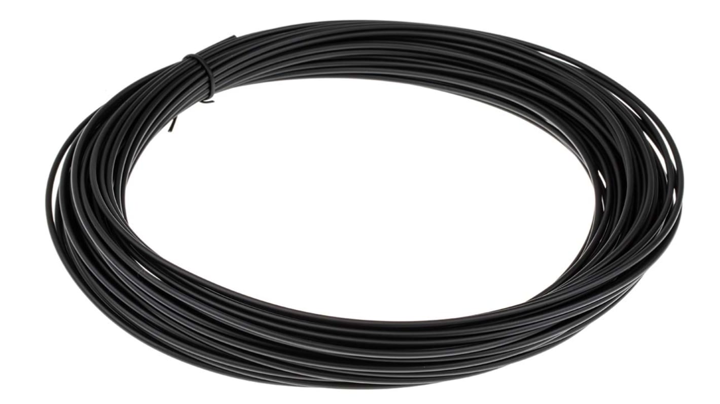 RS PRO Simplex Fibre Optic Cable, 980μm, Black, 20m