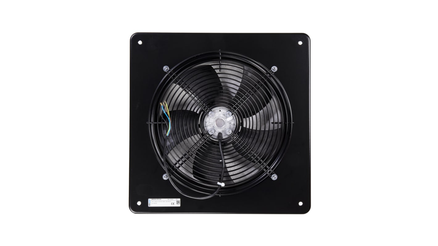 ebm-papst S Series Axial Fan, 230 V ac, AC Operation, 2072.8m³/h, 90W, 600mA Max, IP44, 430 x 430 x 113mm
