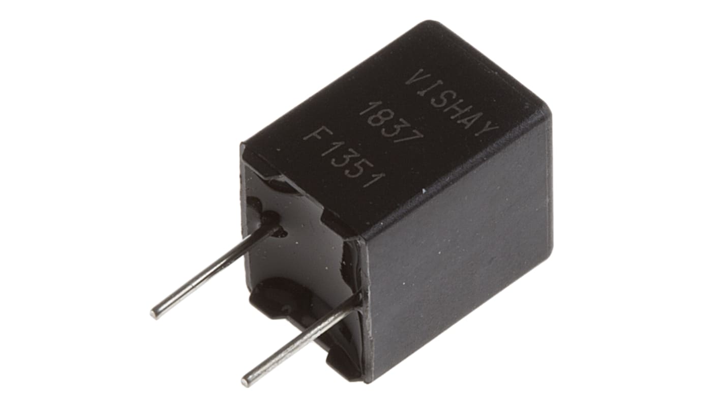 Vishay MKP 1837 系列 100nF 聚丙烯电容器 (PP) MKP1837410011, ±1%, 63 V 交流、100 V 交流, 通孔