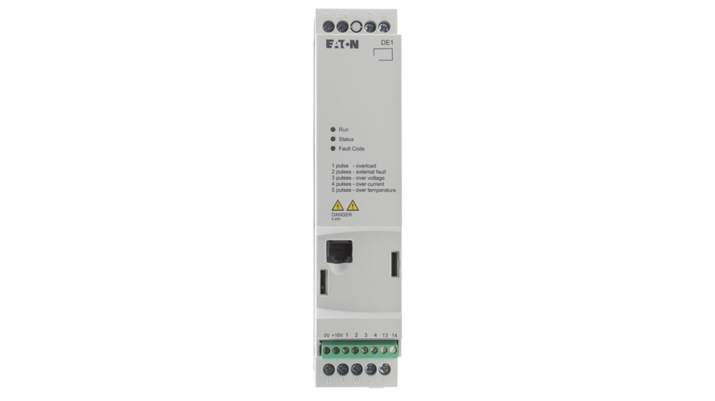 Rs-Online Avviatore a velocità variabile Eaton 0 37 kW 230 V c.a. 1 fase 60Hz