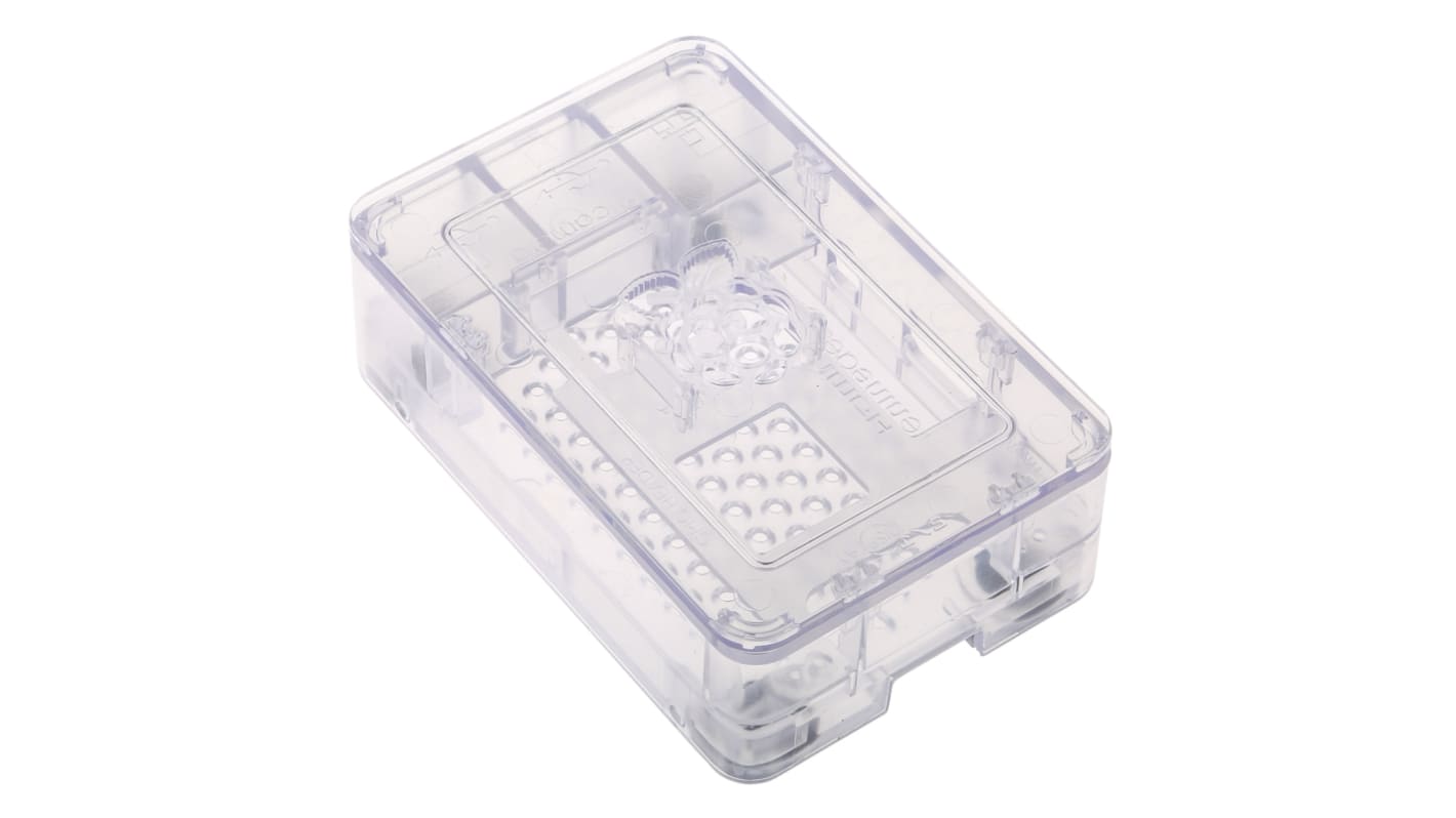 Obudowa Raspberry Pi do Raspberry Pi 2B, Raspberry Pi 3B, Raspberry Pi 3B+ DesignSpark ABS przezroczysty,   93.7 x 62.6