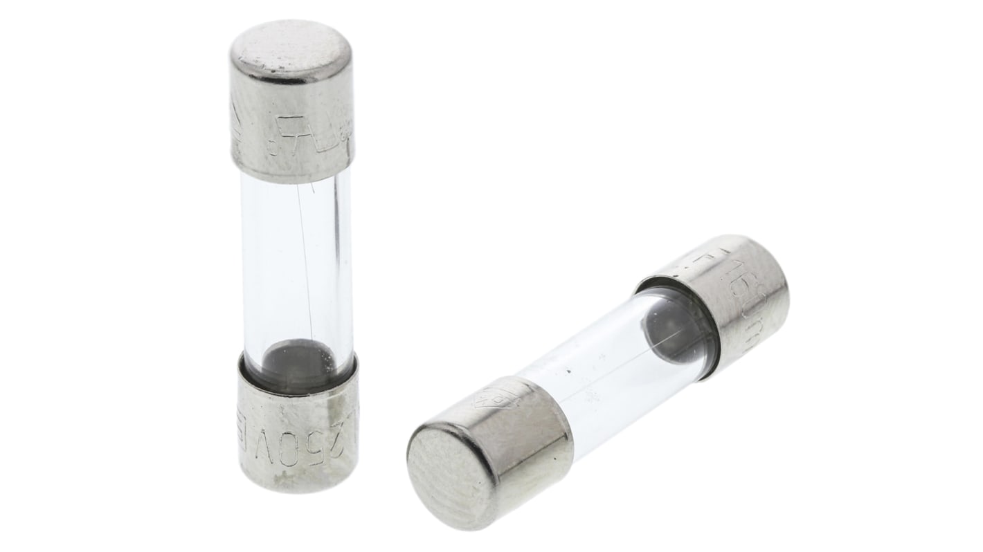 Schurter 160mA F Glass Cartridge Fuse, 5 x 20mm