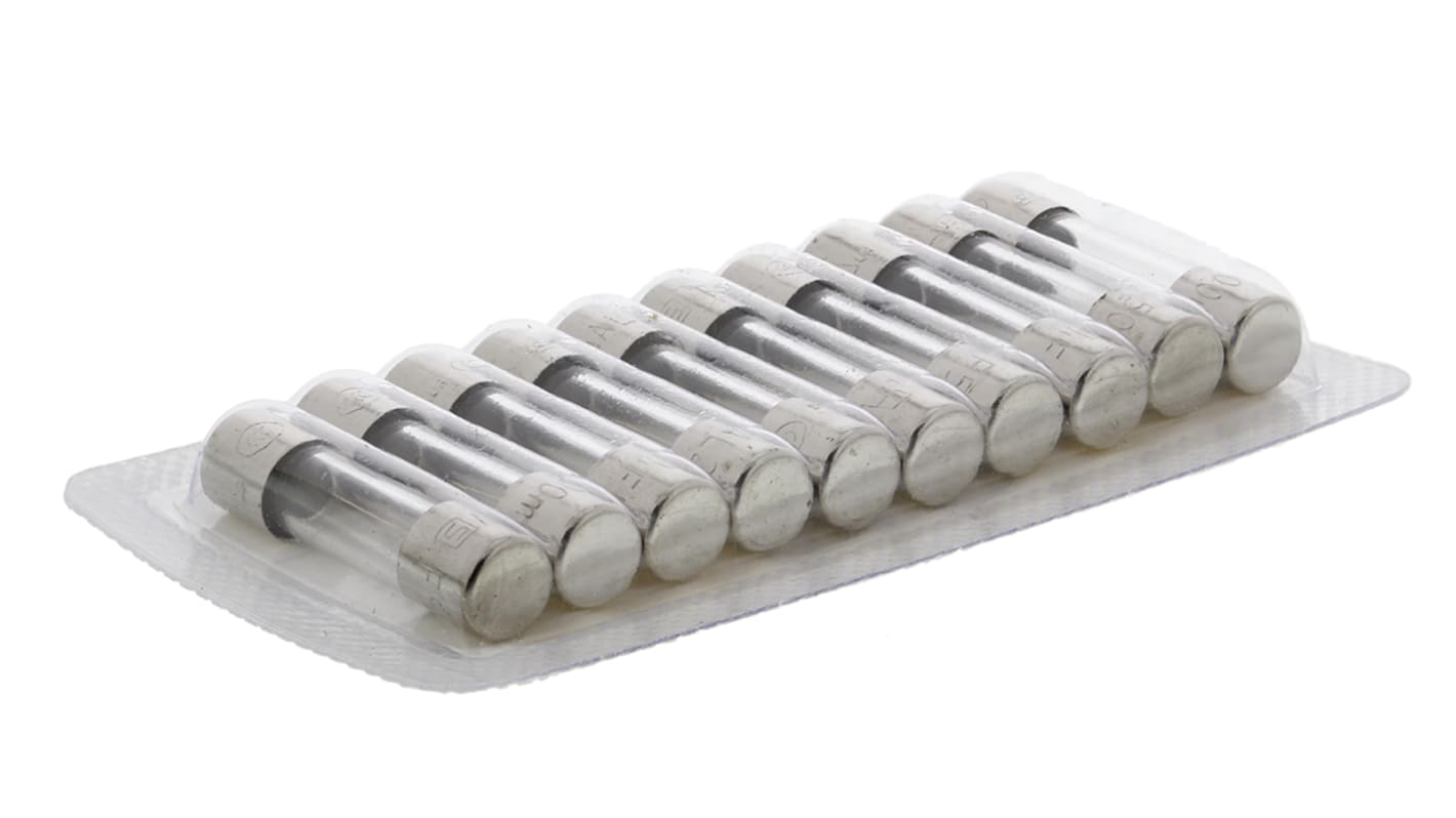 Schurter 500mA F Glass Cartridge Fuse, 5 x 20mm