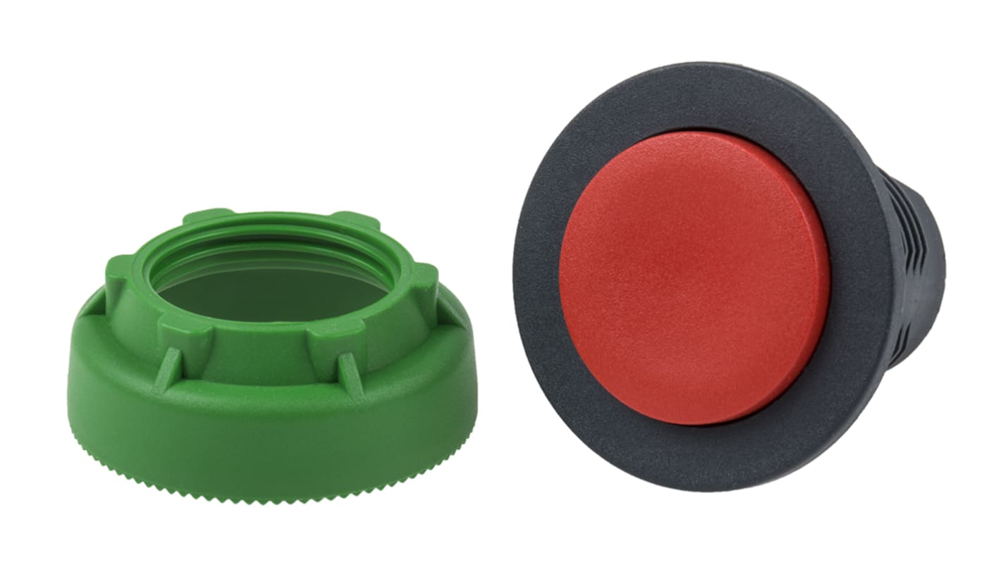 Schneider Electric Harmony Series Red Momentary Push Button Head, 30mm Cutout, IP66, IP67, IP69K