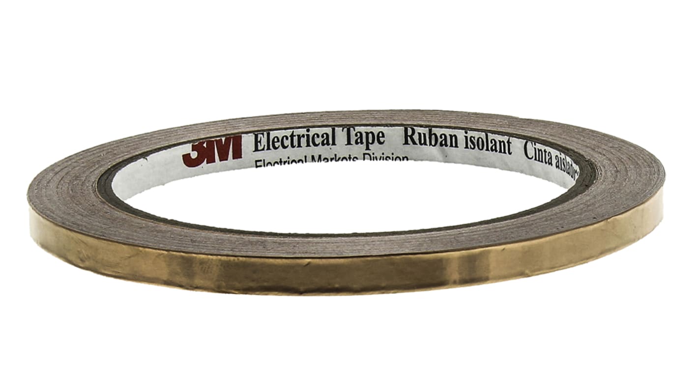 3M 1181 Conductive Metallic Tape, 6.4mm x 16.5m