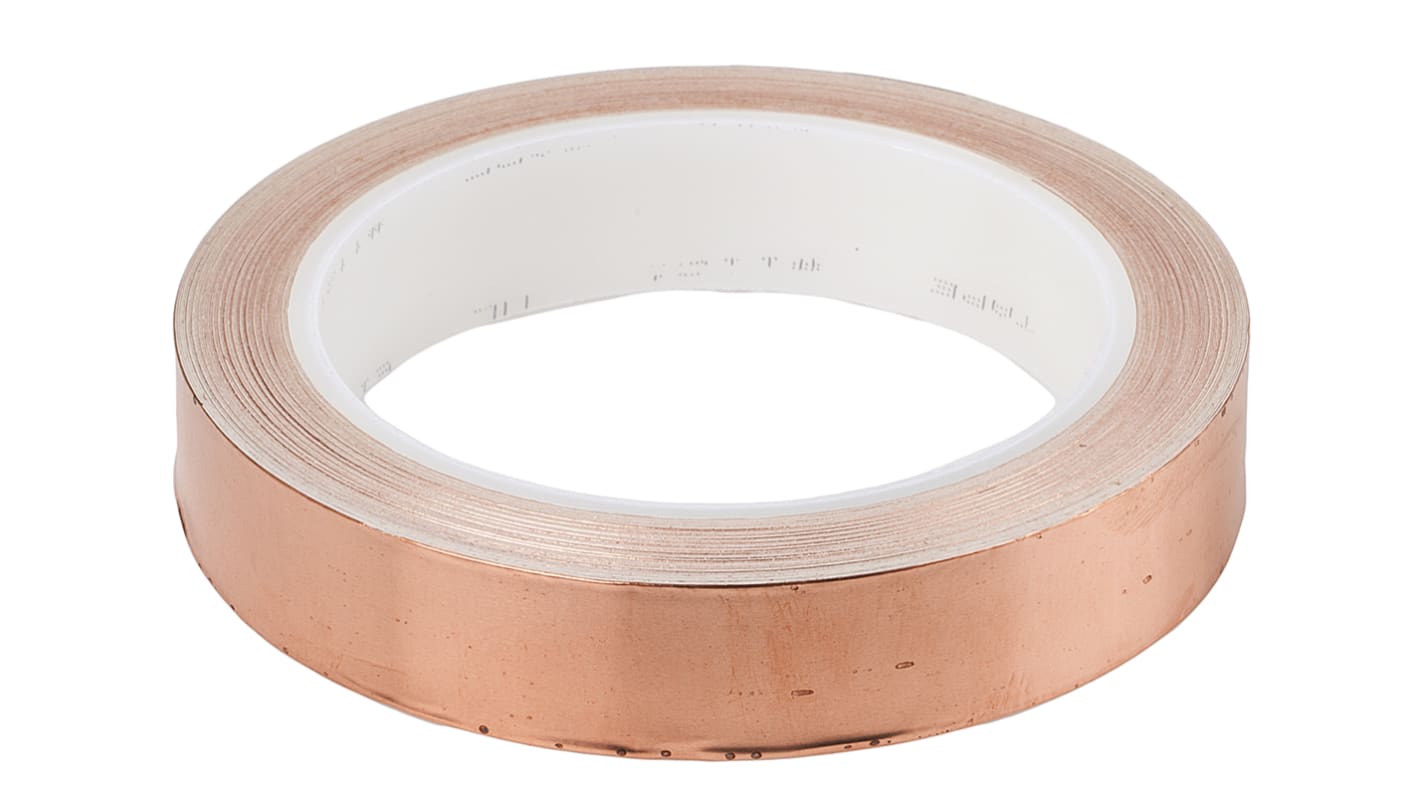 3M 1181 Conductive Metallic Tape, 19.1mm x 16.5m