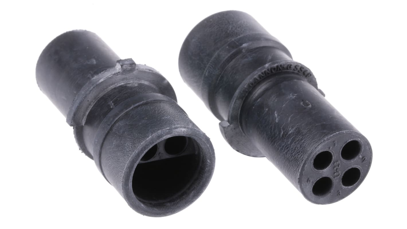 ITT Cannon Circular Connector, 4 Contacts, Cable Mount, Plug, Male, IP67, Sure Seal Series
