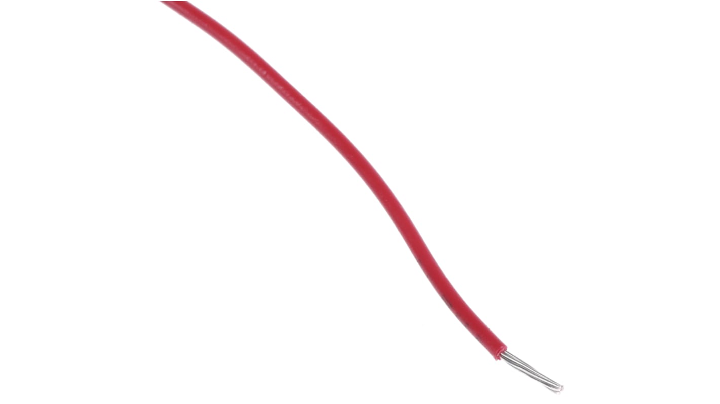 Alpha Wire Hook-up Wire PVC Series Red 0.33 mm² Hook Up Wire, 22 AWG, 7/0.25 mm, 30m, SR-PVC Insulation, 3251 RD005