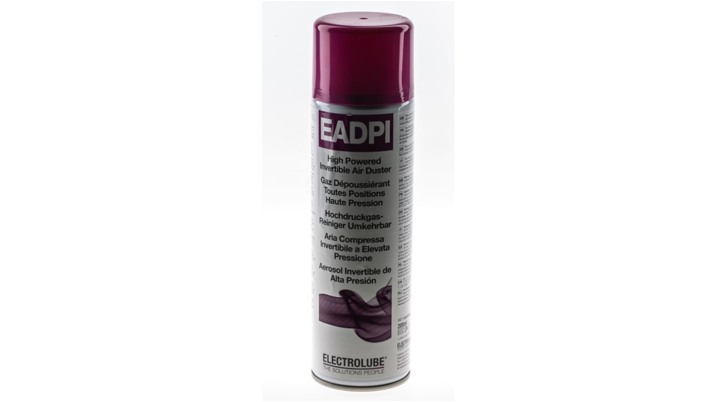 Electrolube EREADPI200 New High Powered Invertible EADP Air Duster, 200 ml