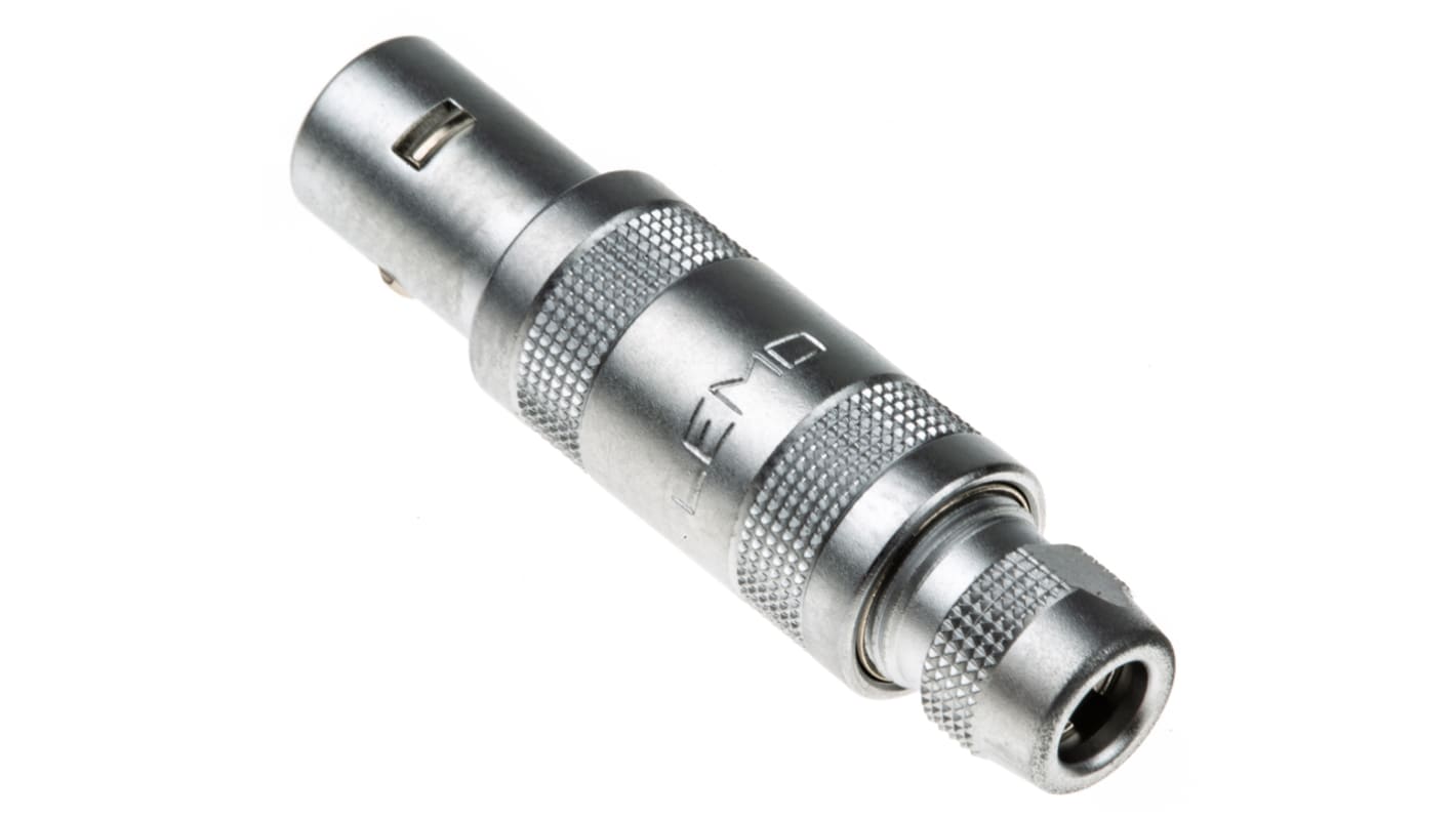 LEMO Circular Connector, 1 Contacts, Cable Mount, Plug, Male, IP50, 0S Series