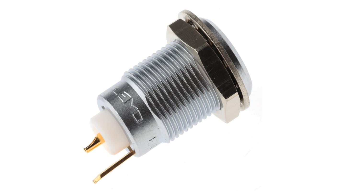 LEMO Circular Connector, 1 Contacts, Panel Mount, Socket, Female, IP50, 0S Series