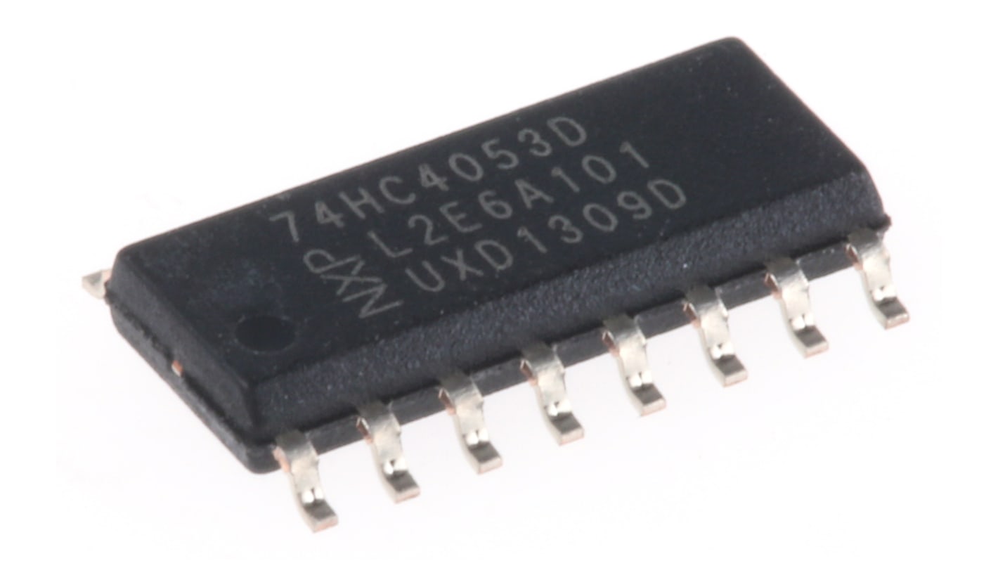 Demultiplexer/multiplexer 74HC4053D,652, 16-Pin, SOIC