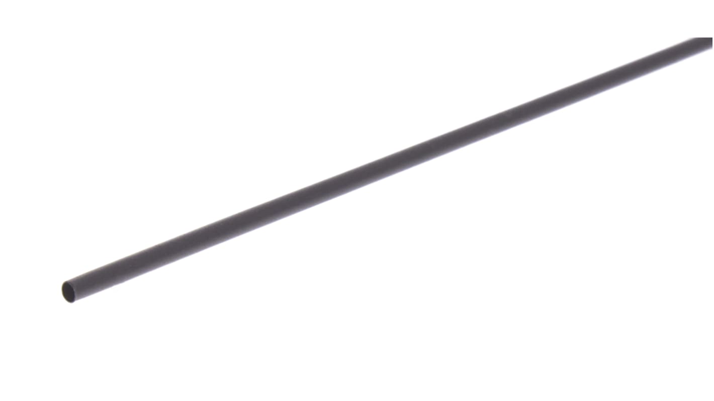 TE Connectivity Heat Shrink Tubing, Black 1.6mm Sleeve Dia. x 1.2m Length 2:1 Ratio, CGPT Series