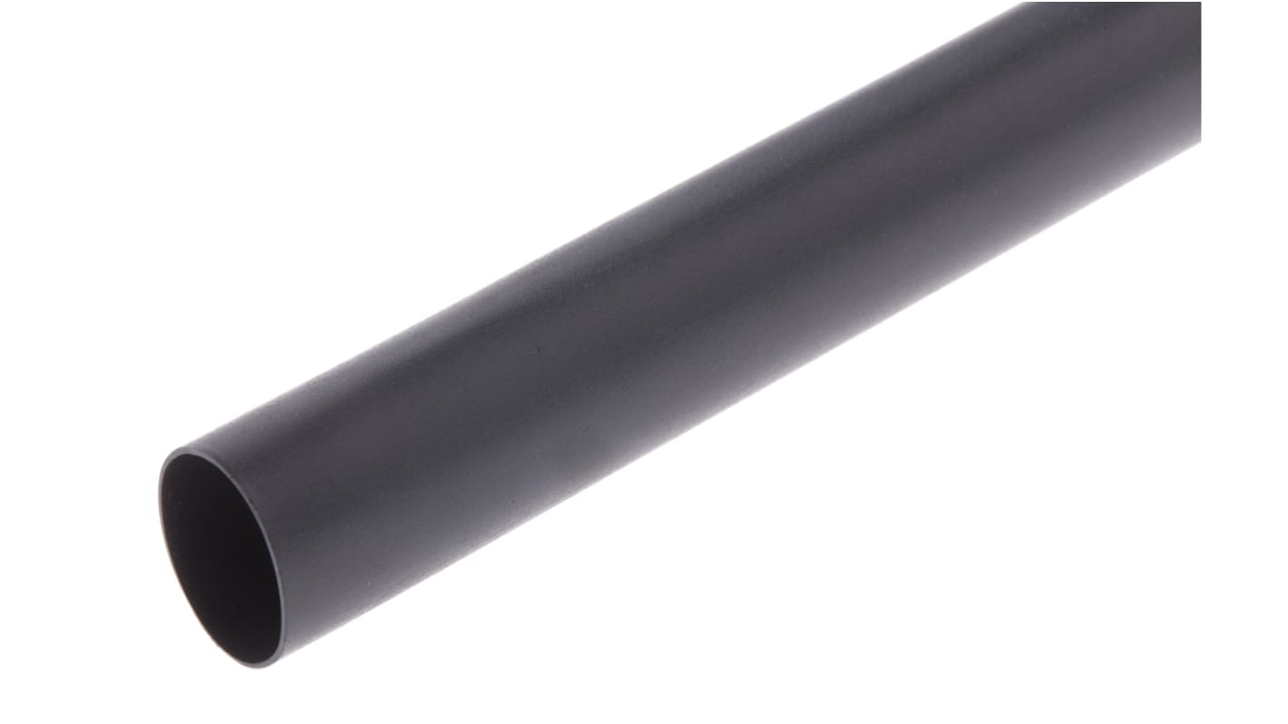 TE Connectivity Heat Shrink Tubing, Black 9.5mm Sleeve Dia. x 1.2m Length 2:1 Ratio, CGPT Series