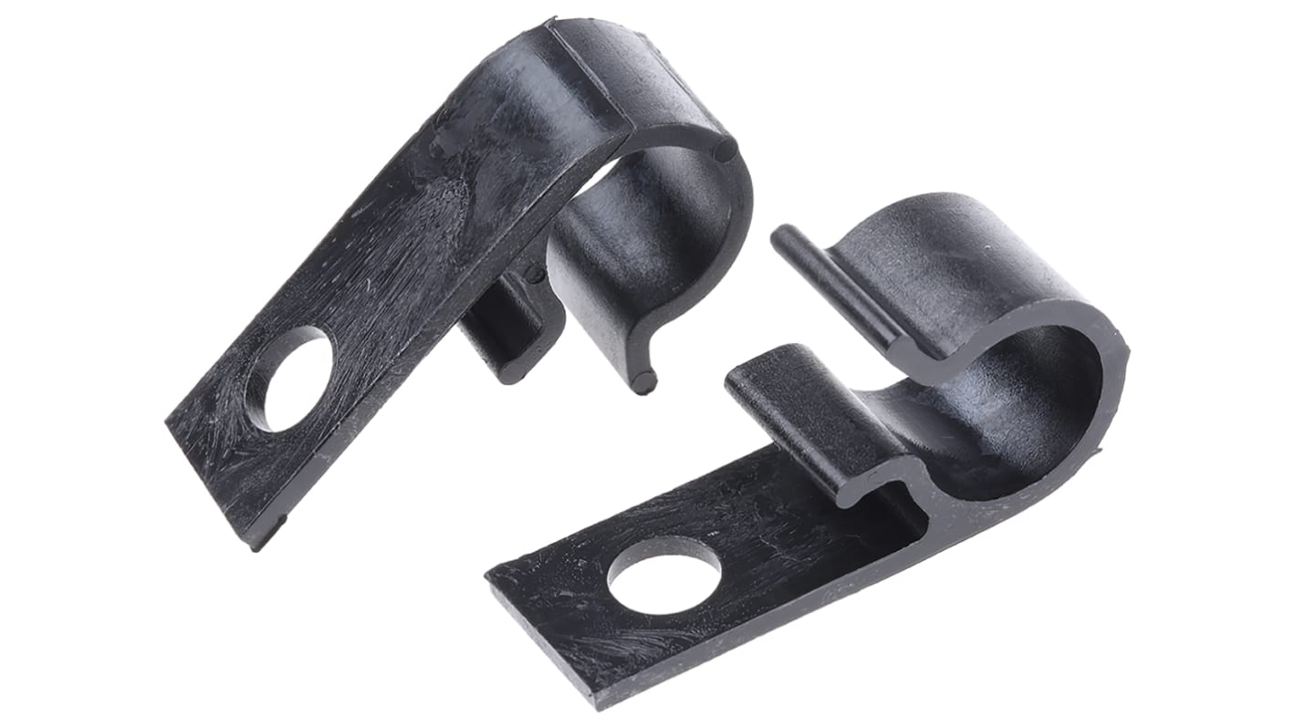 Black cable clamps discount