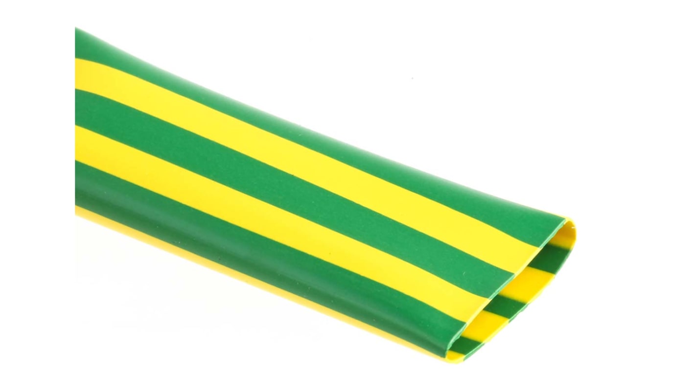 TE Connectivity Heat Shrink Tubing, Green 12mm Sleeve Dia. x 1.5m Length 2:1 Ratio, DCPT Series
