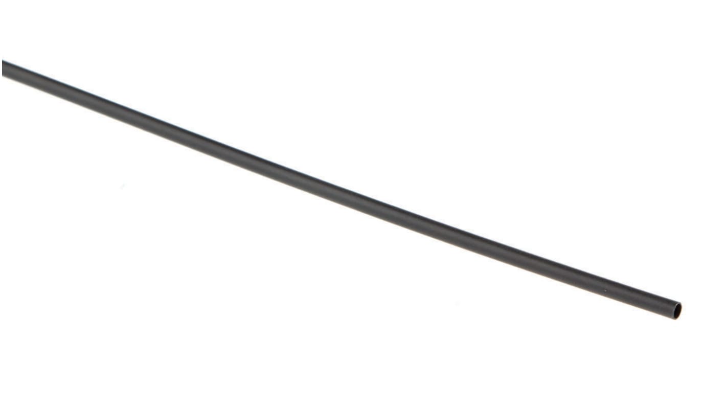 Gaine thermorétractable TE Connectivity, Diam. 1.2mm, Long. 1.2m, Rétreint 2:1, Noir