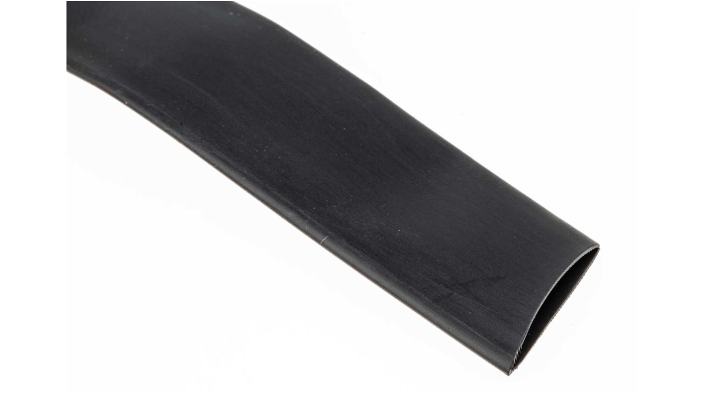 TE Connectivity Heat Shrink Tubing, Black 12.7mm Sleeve Dia. x 6m Length 2:1 Ratio, CGPT Series