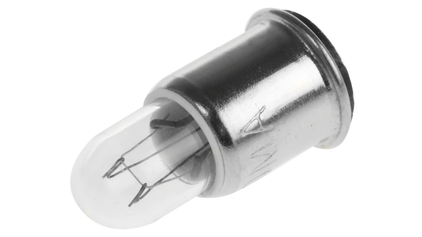 Orbitec Midget Flanged Indicator Light, Clear, 28 V, 40 mA, 25000h